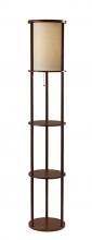 Adesso 3117-15 - Stewart Round Shelf Floor Lamp