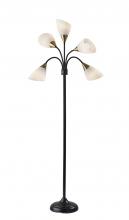 Adesso 7205-01 - 5 Light Floor Lamp