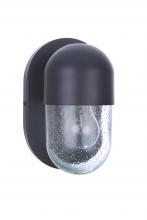 Craftmade 55001-FB - Pill 1 Light Wall Sconce in Flat Black