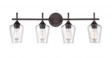 Millennium 9704-RBZ - Ashford 4-Light Vanity Rubbed Bronze