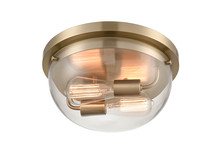 Millennium 9712-MG - Ashford 2-Light Flushmount Ceiling Light Modern Gold