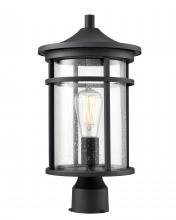 Millennium 91331-TBK - Namath 1-Light Outdoor Post Lantern Textured Black