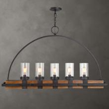 Uttermost 21328 - Atwood 5 Light Rustic Linear Chandelier