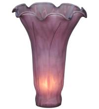 Meyda White 10694 - 4" Wide X 6" High Lavender Pond Lily Shade