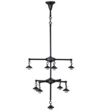 Meyda White 107193 - 42" Wide Fulton Prime 9 Light Chandelier