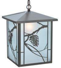 Meyda White 109339 - 12"Sq Whispering Pines Lantern Pendant