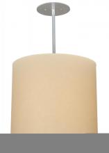 Meyda White 113849 - 18"W Cilindro Beige Textrene Pendant