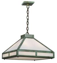 Meyda White 114840 - 18"Sq Whitewing Prime Pendant