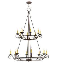 Meyda White 116031 - 45"W Estrella 16 LT Two Tier Chandelier