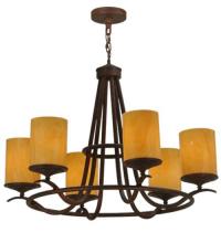 Meyda White 116258 - 36" Wide Octavia 6 LT Chandelier