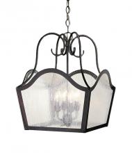 Meyda White 118186 - 16" Wide Terena 4 Light Pendant