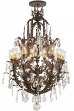 Meyda White 120332 - 40"W French Baroque 16 LT Chandelier