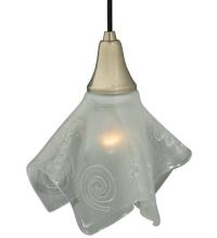 Meyda White 126193 - 9" Wide Handkerchief Super Nova Pendant