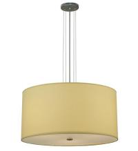 Meyda White 126537 - 24"W Cilindro Beige Textrene Pendant