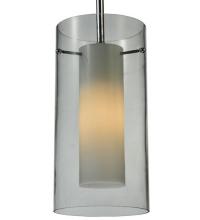 Meyda White 128333 - 6"W Cilindro Mini Pendant