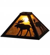 Meyda White 13405 - 12" Square Moose Shade