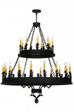 Meyda White 138678 - 48" Wide Asen 27 Light Two Tier Chandelier