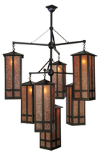 Meyda White 142003 - 47"W Church Street 7 LT Chandelier