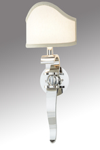 Meyda White 142037 - 8.5"W Helena Wall Sconce