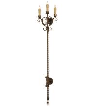 Meyda White 145593 - 16" Wide Palmira 3 LT Wall Sconce