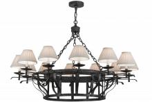 Meyda White 148230 - 52"W Ethel 12 LT Chandelier