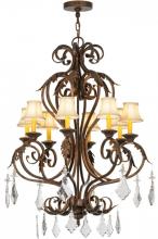 Meyda White 149233 - 30"W Josephine 8 LT Chandelier