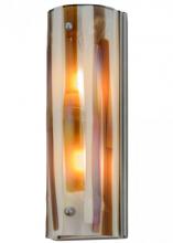 Meyda White 152189 - 5.5"W Metro Fusion Marina Wall Sconce