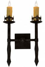 Meyda White 160895 - 14.5"W Castilla 2 LT Wall Sconce