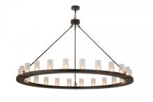 Meyda White 167756 - 72" Wide Loxley 24 Light Chandelier