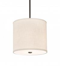 Meyda White 169671 - 12"W Cilindro Textrene Pendant