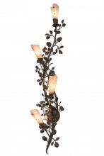 Meyda White 176714 - 12"W Vinca Vine 4 LT Wall Sconce