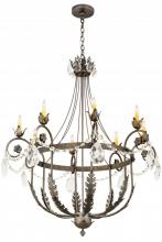 Meyda White 178081 - 40" Wide Antonia 8 Light Chandelier