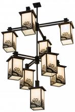 Meyda White 180016 - 48"W Hyde Park Apple Branch 9 LT Chandelier