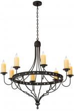 Meyda White 180196 - 48" Wide Bottini 8 Light Chandelier