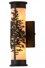 Meyda White 181591 - 5" Wide Tamarack Wall Sconce