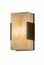 Meyda White 181609 - 5"W Quadrato Vicio Wall Sconce