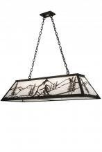 Meyda White 182506 - 48" Long Alpine Oblong Pendant