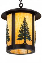 Meyda White 184304 - 14"W Fulton Tall Pines Pendant