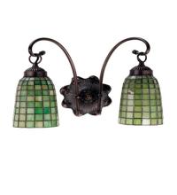 Meyda White 18637 - 14.5"W Terra Verde 2 LT Wall Sconce