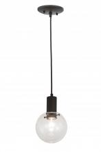 Meyda White 190882 - 6"W Bola Mini Pendant