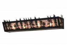 Meyda White 19134 - 30"W Tall Pines Vanity Light