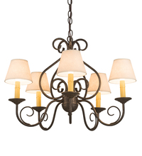 Meyda White 197364 - 24" Wide Jenna 5 LT Chandelier