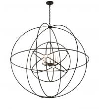 Meyda White 202102 - 60" Wide Atom Enerjisi 8 Light Chandelier