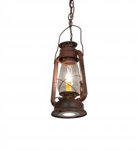 Meyda White 216486 - 7" Wide Miners Lantern Mini Pendant