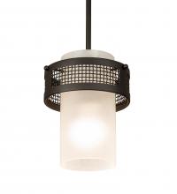 Meyda White 216797 - 8" Wide Maglia Semplice Mini Pendant