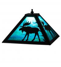 Meyda White 228129 - 12" Square Moose Shade