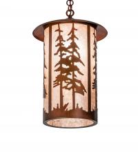 Meyda White 230733 - 14" Wide Fulton Great Pines Pendant