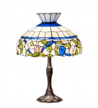 Meyda White 232796 - 26" High Rose Vine Table Lamp