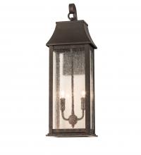 Meyda White 240365 - 8" Wide Bastille Lantern Wall Sconce