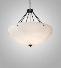 Meyda White 241184 - 44" Wide Madison Inverted Pendant